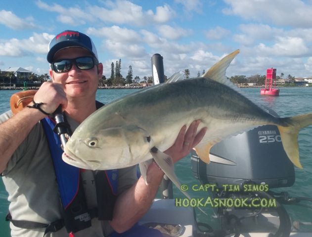 24 lbs Jack Crevalle - Florida fishing Vero Beach 